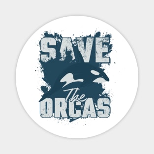 Save the orcas Magnet